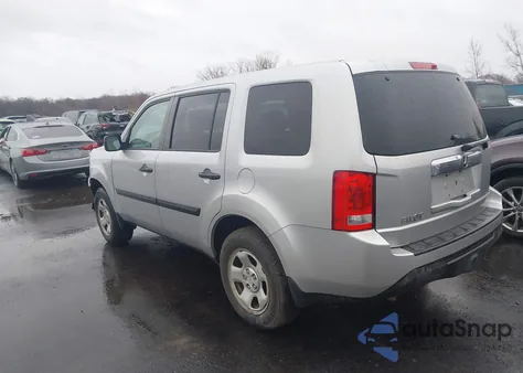 2013 Honda Pilot Lx из США, поврежденный, VIN 5FNYF3H26DB041894